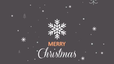 Mutlu Noeller ve mutlu yıllar video animasyonu.