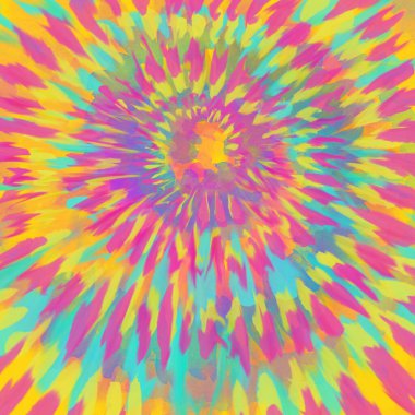 Canlı Spiral Doku. Sihirli Fantezi Kirli Resim. Sanatsal Kumaş.