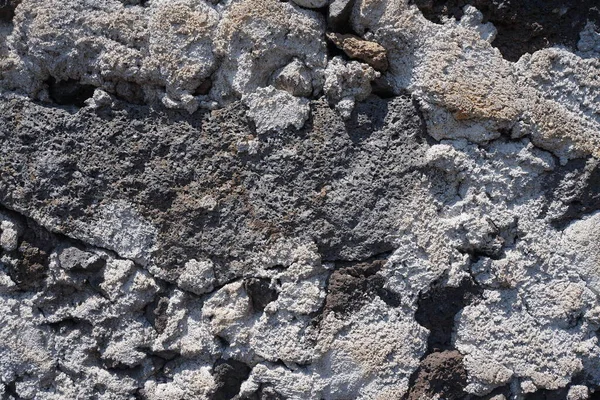 Stenen Muur Textuur Rotsachtige Achtergrond Steenachtige Textuur Van Grijs Gebarsten — Stockfoto