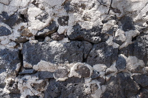 Textuur Van Een Stenen Muur Oude Kasteel Stenen Muur Textuur — Stockfoto