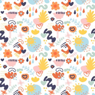 Soyut matisse modern sanat kusursuz desen şekillendirir. El çizimi düz matisse ilham verici desen. Modern sanat, asgari soyut şekiller ve fırça kalıpları. 