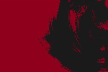 Kırmızı arka planda siyah grunge dokusu. Grunge desenli modern arkaplan