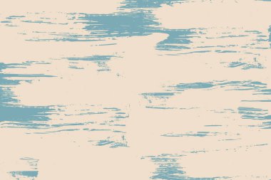 Soyut fırça darbesi arka plan boyası. Mavi arkaplanda bej grunge leke tasarımı