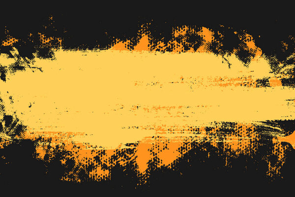 Grunge yellow and orange sports background. Grungy texture background, banner design