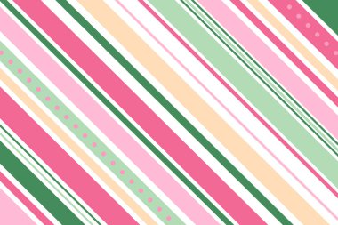 Şeker kamışı geçmişi. Pembe ve yeşil köşegen çizgili arka plan. Noel modern arkaplan