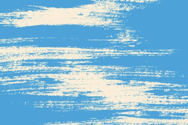 Mavi El, Grunge desen özgeçmişini çizdi. Pis, detaylı fırça darbesi arka planı. Sunumlar, kapaklar, reklamlar, afişler için kopya alanı olan tanecikli dokuma