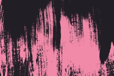 Pembe El, Grunge Doku Özgeçmişi 'ni rahatsız ediyor. Pis, detaylı fırça darbesi arka planı. Sunumlar, kapaklar, reklamlar, afişler için kopya alanı olan tanecikli dokuma