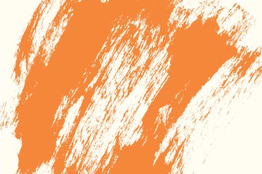 Grunge koyu turuncu boya lekesi, fırça darbesi arka planı. Sunumlar için metin, kapak, reklam, web sitesi, poster, kart için aralıksız afiş şablonu. Vektör illüstrasyonu