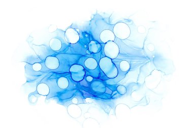 Mavi alkol mürekkep dokusu. Yaratıcı sıvı mermer cyan renk arkaplanı. Yüksek kaliteli illüstrasyon