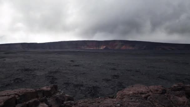 Časová Prodleva Mauna Loa Caldera Při Západu Slunce Jak Vidět — Stock video