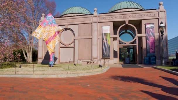 National Museum African Art Terletak National Mall Washington Bagian Dari — Stok Video