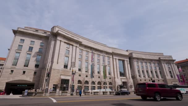 Edificio Ronald Reagan Centro Comercio Internacional Centro Washington Lleva Nombre — Vídeo de stock