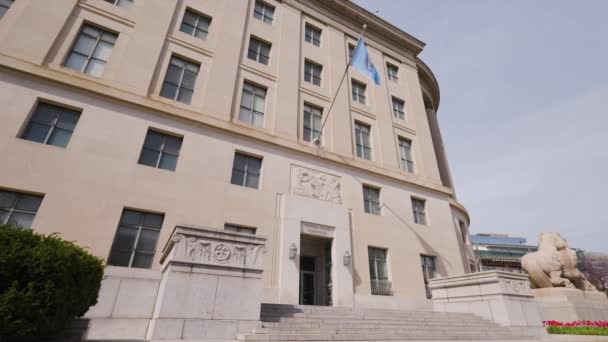 Washington Nin Merkezindeki Federal Üçgen Alanı Ndaki Ftc Genel Merkezi — Stok video