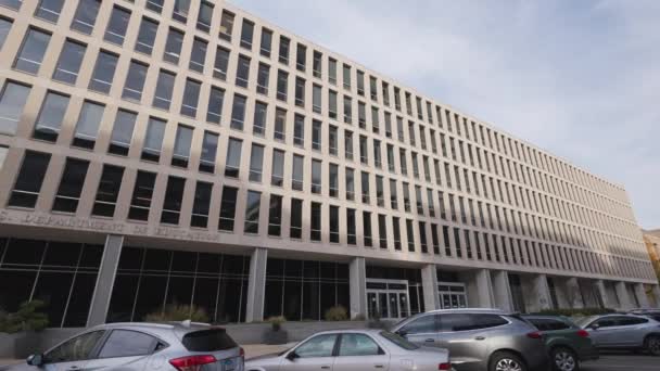 Ομοσπονδιακό Κτίριο Λίντον Μπέινς Τζόνσον Είναι Αρχηγείο Του Υπουργείου Παιδείας — Αρχείο Βίντεο