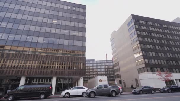 联邦紧急事务管理署 Fema 总部位于华盛顿特区C街500号 该机构是国土安全部的一部分 其任务是协调对美国灾害的反应 — 图库视频影像