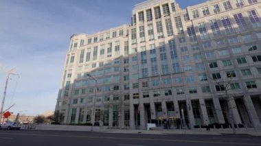 U.S. Immigration and Customs Enforcement headquarters in Washington, DC. I.C.E. is a federal law enforcement agency under DHS, aimed at protecting against cross-border crime and illegal immigration.