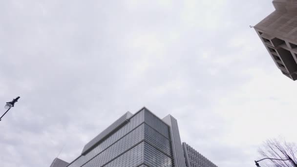 Washington Usa World Bank Group Headquarters Building Downtown Washington Tilt — Stock video