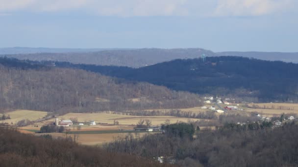 Sabillasville Rural Town Located Frederick County Maryland Pennsylvania Border Seen — Stock Video