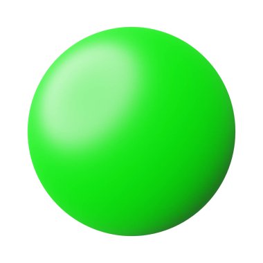 Noel yeşil topu 3D resimlendirme noel süsü tema tasarımı
