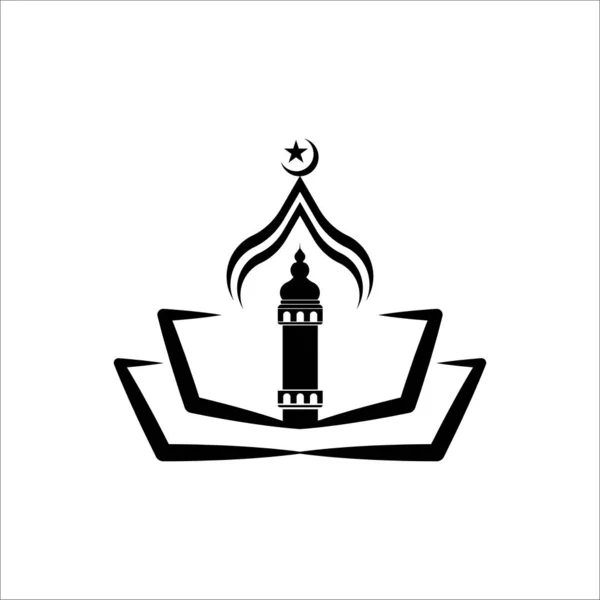 Διάνυσμα Λογότυπου Τζαμιού Πρότυπο Σχεδιασμού Εικονογράφησης — Διανυσματικό Αρχείο