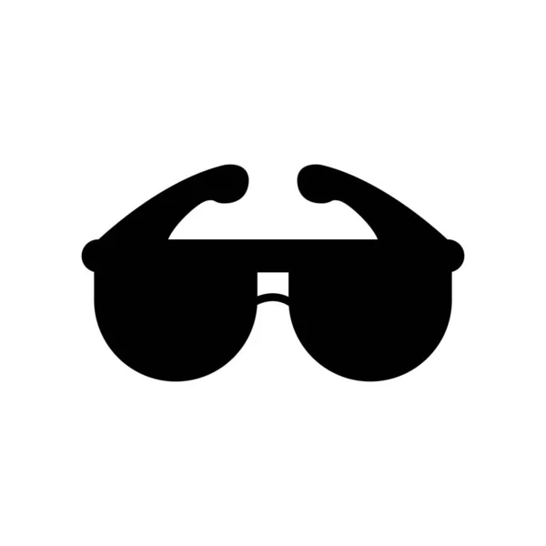 Okulary Przeciwsłoneczne Sylwetka Ikona Ilustracja Szablon Dla Wielu Celów Izolacja — Wektor stockowy