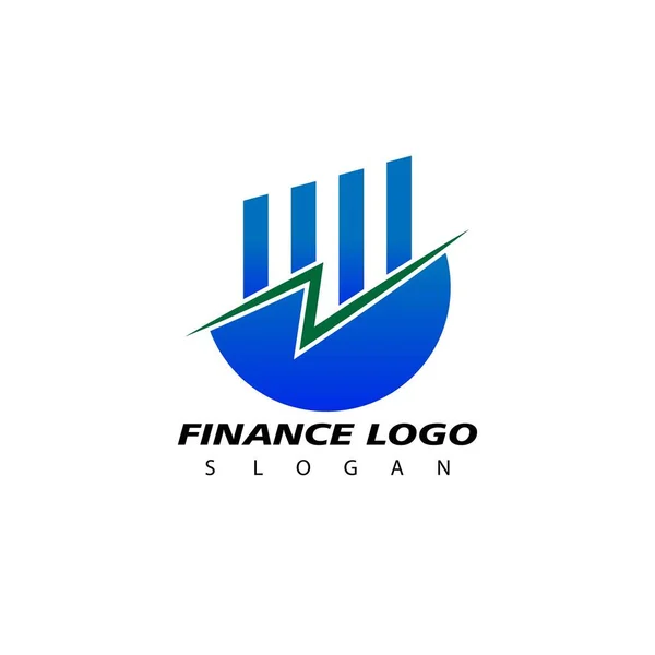 Business Finance Logo Design Vector Template — Image vectorielle