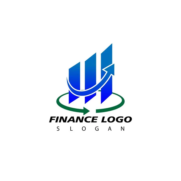 Business Finance Logo Design Vector Template — Image vectorielle