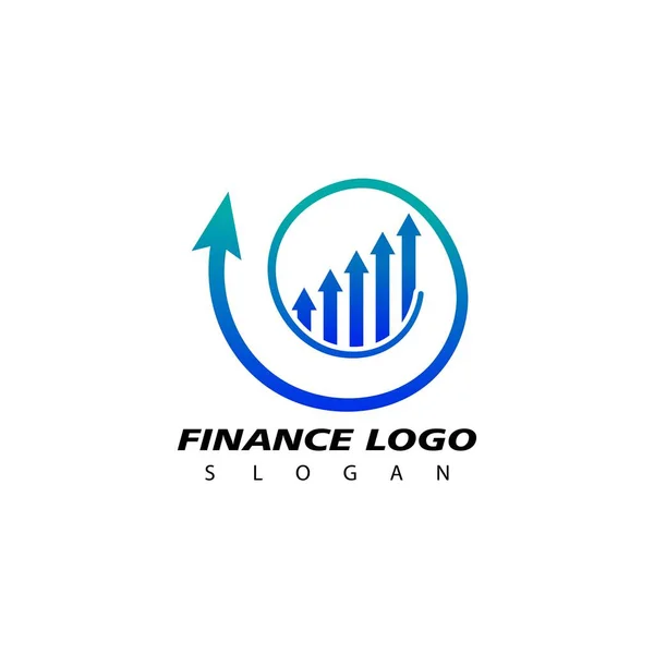 ビジネス金融不動産ロゴ デザイン ベクトル テンプレート — ストックベクタ