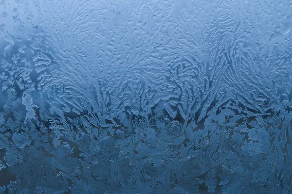 Мороз Картина Склі Морозний Малюнок Склі — стокове фото