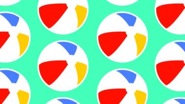 Futbol topu soyut şablon canlandırması