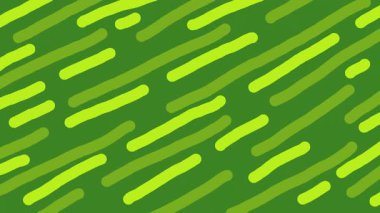 Bu, yeşil sarı kıvrımlı el hareketli bir animasyon. Soyut köşegensel çizgi deseni döngüye çizilmiş.