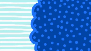 Bu kıvrımlı bir elin hareketli grafik animasyonudur. Döngü üzerinde eğri noktalı çizgi desenli bir arka plan çizer.