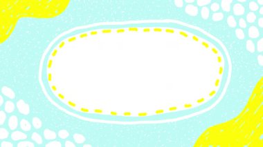 Bu kıvrımlı bir elin hareket grafik animasyonudur. Soyut dairesel konuşma baloncuğu arkaplanı döngü üzerine çizilmiştir.