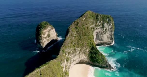 Nusa Penida Bali Indonésie Manta Bay Nebo Kelingking Beach Ostrově — Stock video