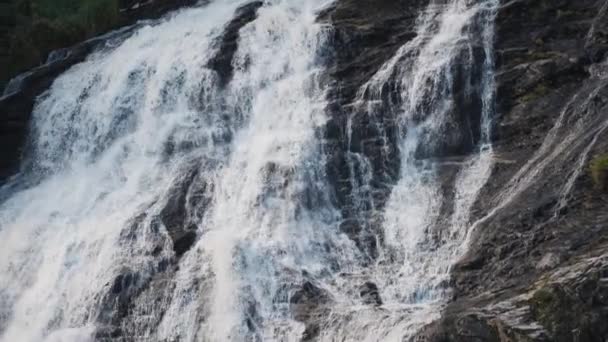 Семь Сестер Водопад Гейранже Высококачественные Кадры — стоковое видео
