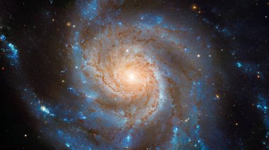 Spiral Galaxy - NASA Tarafından Desteklenen Bu Resmin Elementleri. Sanat eserleri