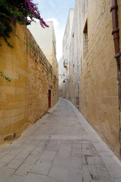 Eski ve dar bir ortaçağ kasabası olan Mdina, Malta 'nın güzel manzarası
