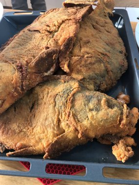 Fırından sazanlar.