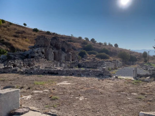 Nézet Történelmi Ephesus Selcuk Törökország — Stock Fotó