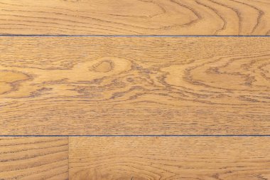 Ahşap doku arka planı. Çatallı eski ahşap masa manzarası. Açık kahverengi yüzey, doğal renklerde eski düğümlü ahşap.