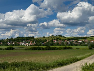 Bubenheim, Treuchtlingen, Bavaria, Germany in Spring clipart