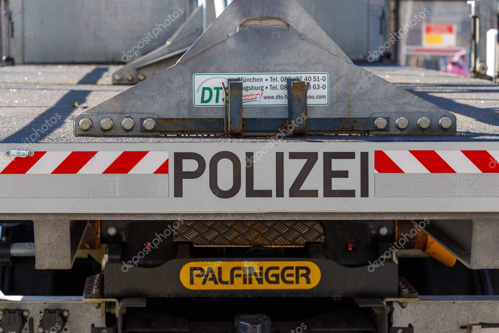 Nuremberg, Germany, 2025 March 02: Close-up shot showing the rear of a vehicle with 