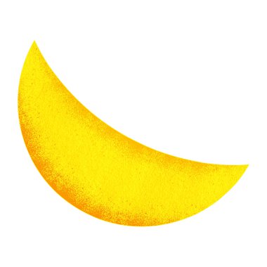 Gökyüzü atmosferi temalı beyaz arkaplanda izole edilmiş bir çizgi film uydusu, element çizimi