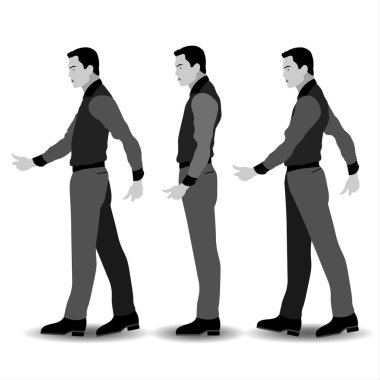 Futbolcular beyaz arka planda siluetler. Görüntü.