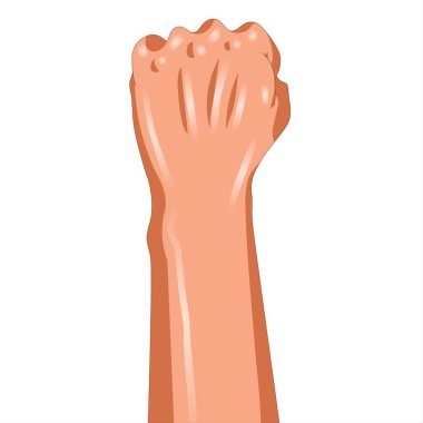 Beyaz arka planda çekiçle çalışan bir işçinin canlandırması.