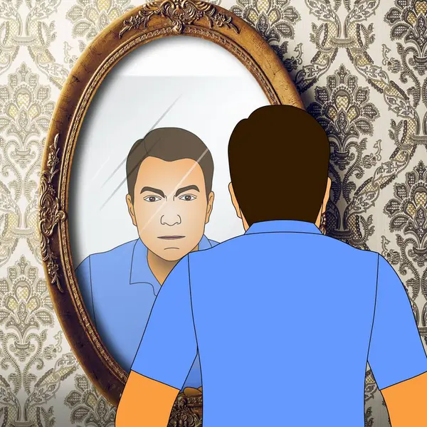 Bir insan masaya oturur ve koluna dokunur. Kolunda tahriş olmuş bir deri parçası vardır. Arka plan hafifçe bulanık, bitkiler ve sıcak aydınlatma ile kapalı bir ortam tasvir edilir.