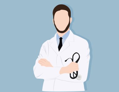 Doktor ve hemşire hazır.