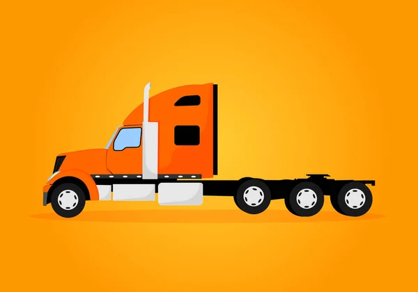 Camión Sin Remolque Camión Fondo Ilustración Vectorial — Vector de stock