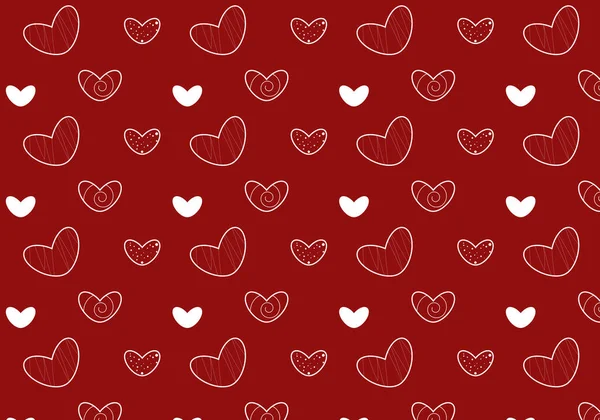 Siyah Arka Planda Kalpleri Olan Bir Model Sevgililer Günü — Stok Vektör
