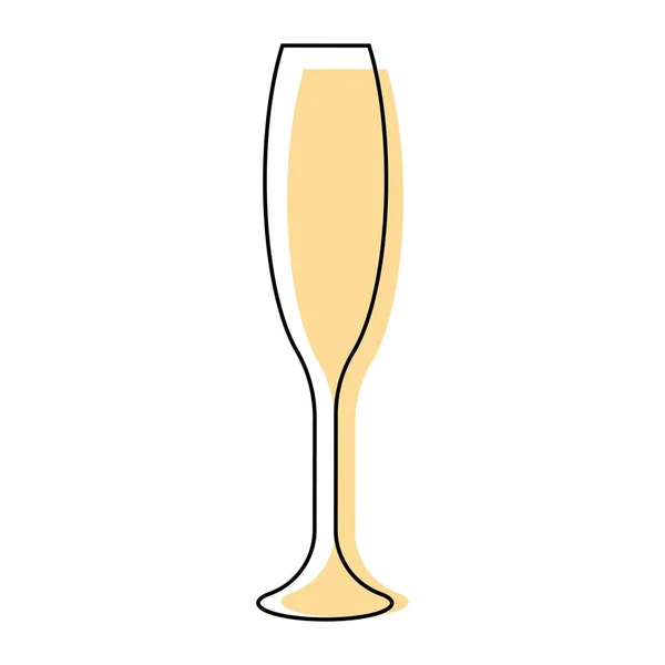 シャンパングラスのアイコン ガラスのアイコン カクテルアイコン ワインのアイコン ベクターイラスト — ストックベクタ